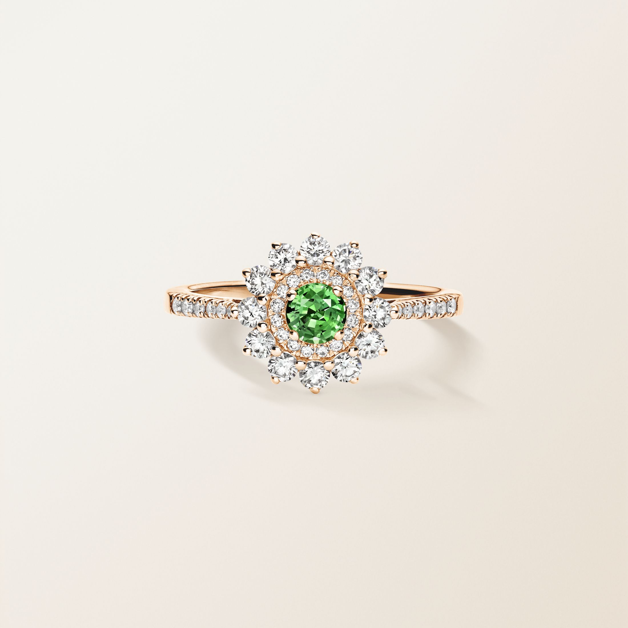 Or rose, Tsavorite