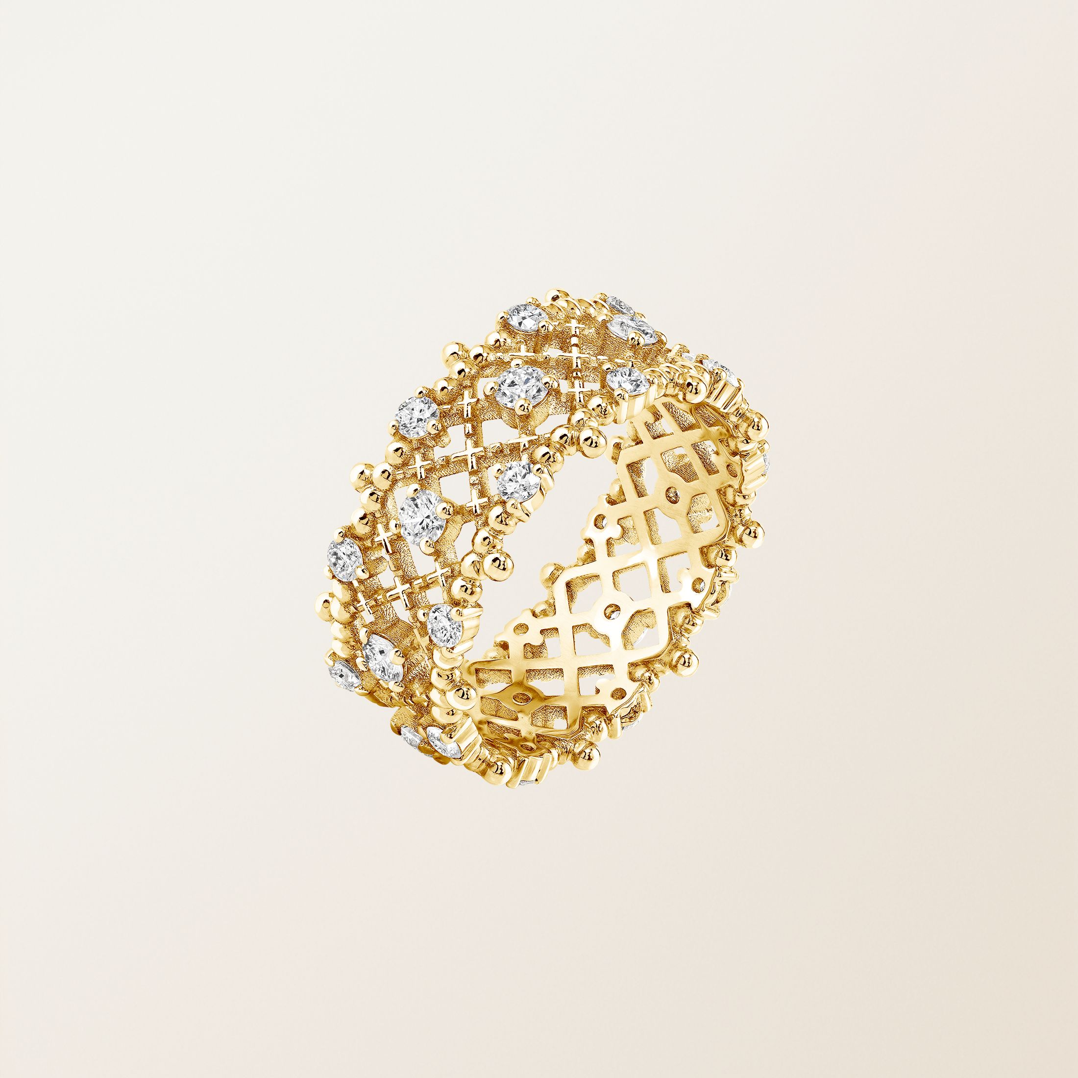 Bague Or jaune 18 cts Diamant Little RétroMilano Prima