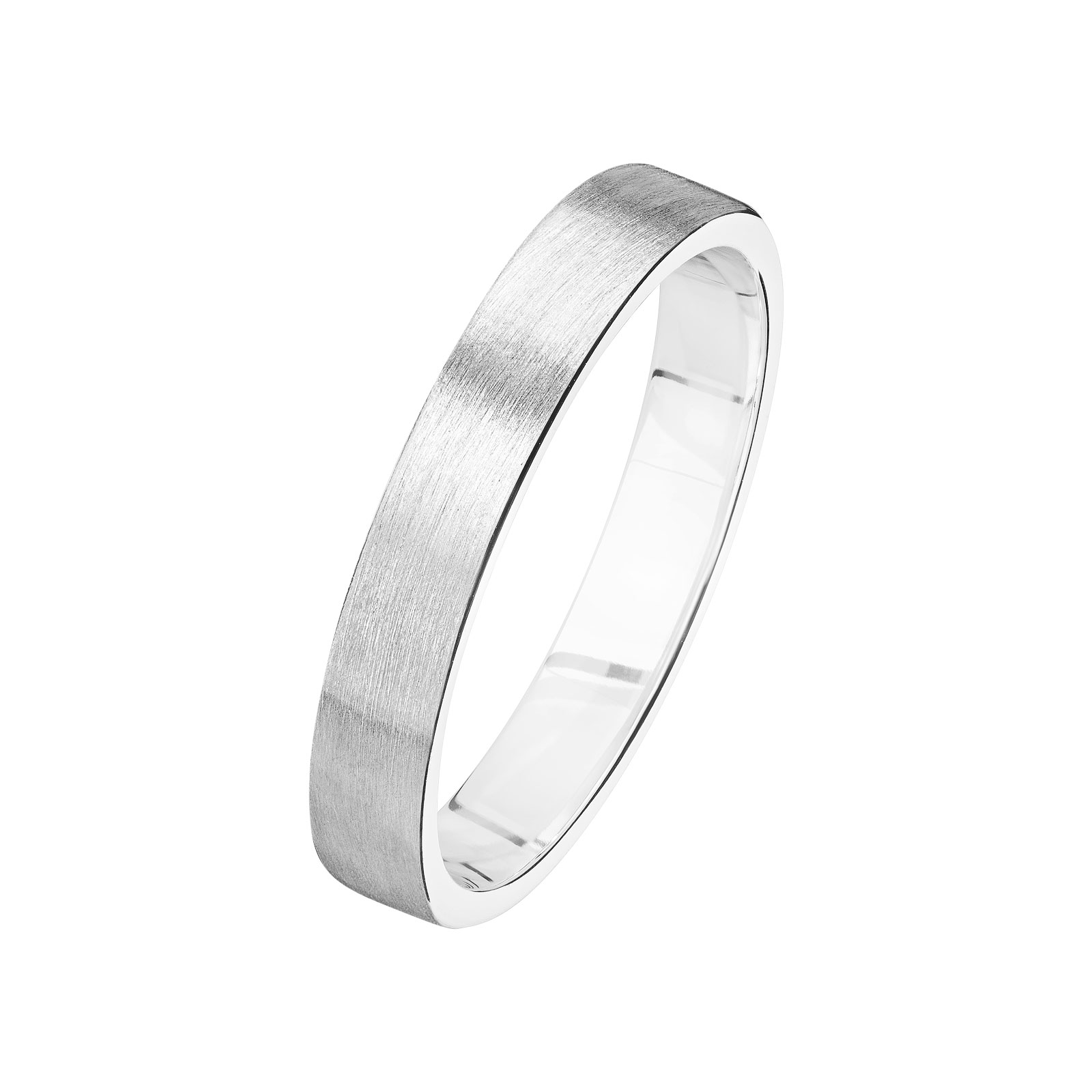 Bague Platine St-Honore 4mm 1