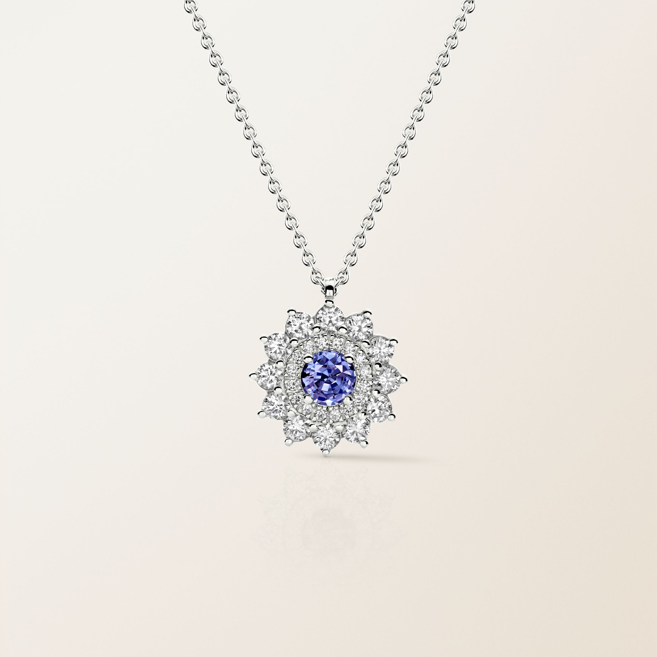 ホワイトゴールド, タンザナイト