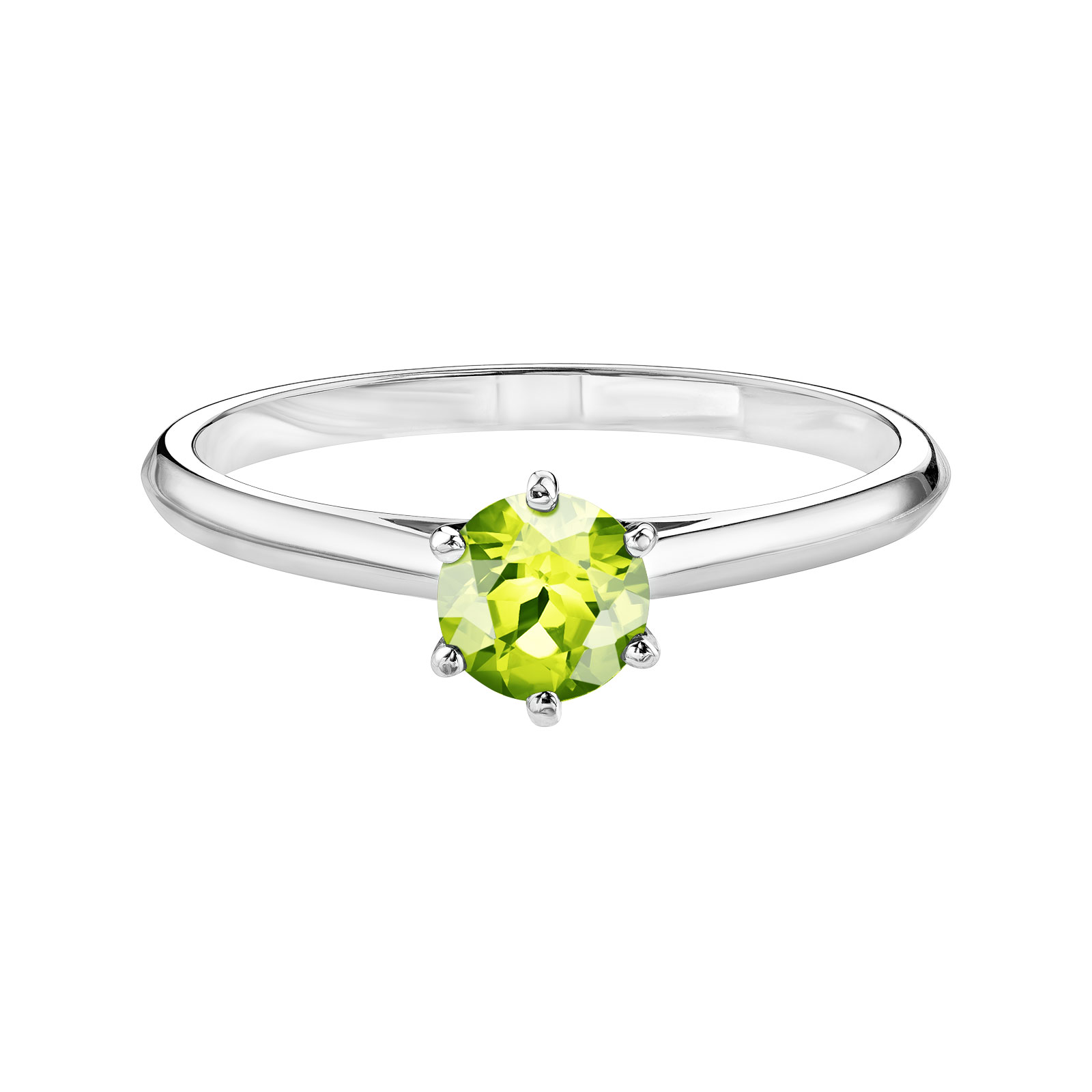 Bague Platine Péridot Little Lady 1