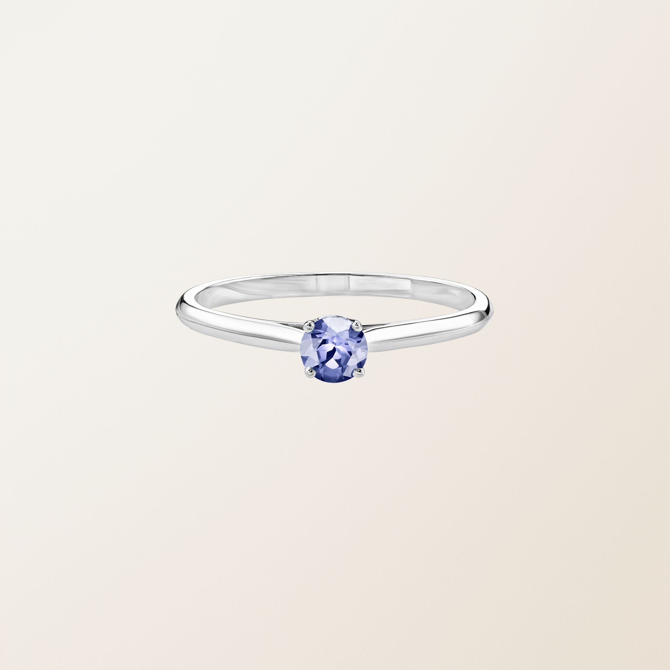 Bague Or blanc 18 cts Tanzanite Baby Lady