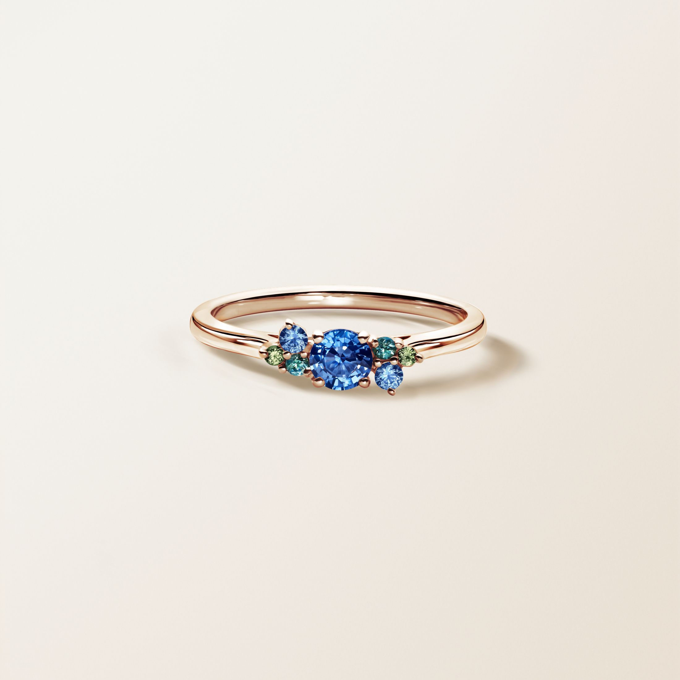 Rose gold, Ceylan Sapphire