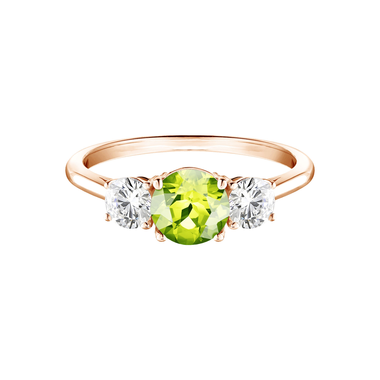 Bague Or rose Péridot Little Lady Duo 1