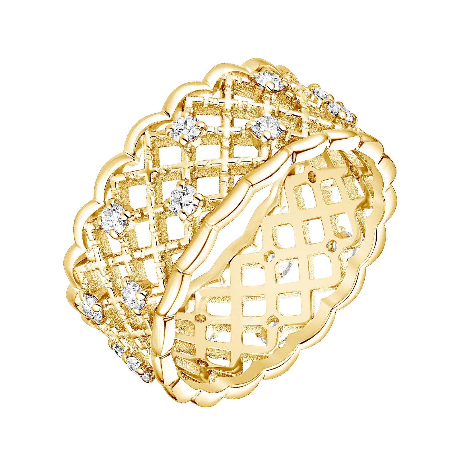 Bague Or jaune Diamant RétroMilano Uno 1