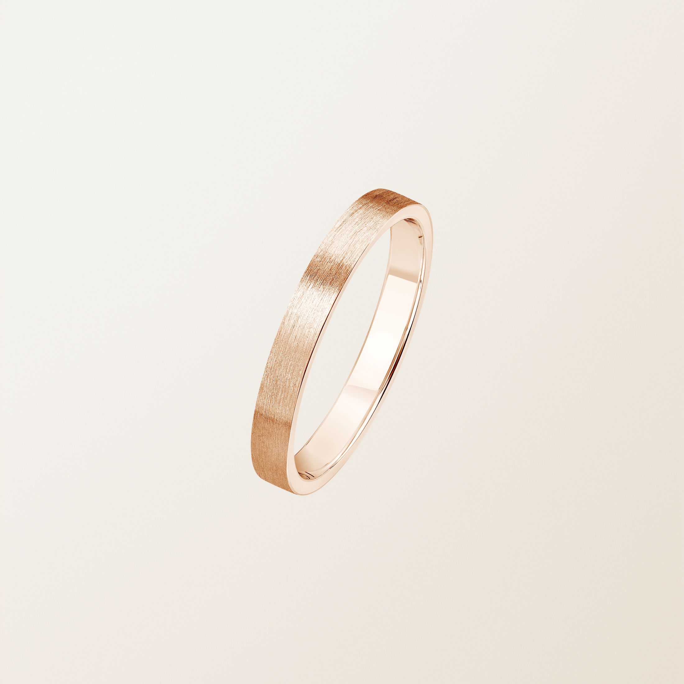 リング 18金ピンクゴールド St-Honore 3 mm